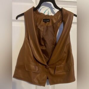 New Look Vest Work Casual - Faux Leather - Women's 1X